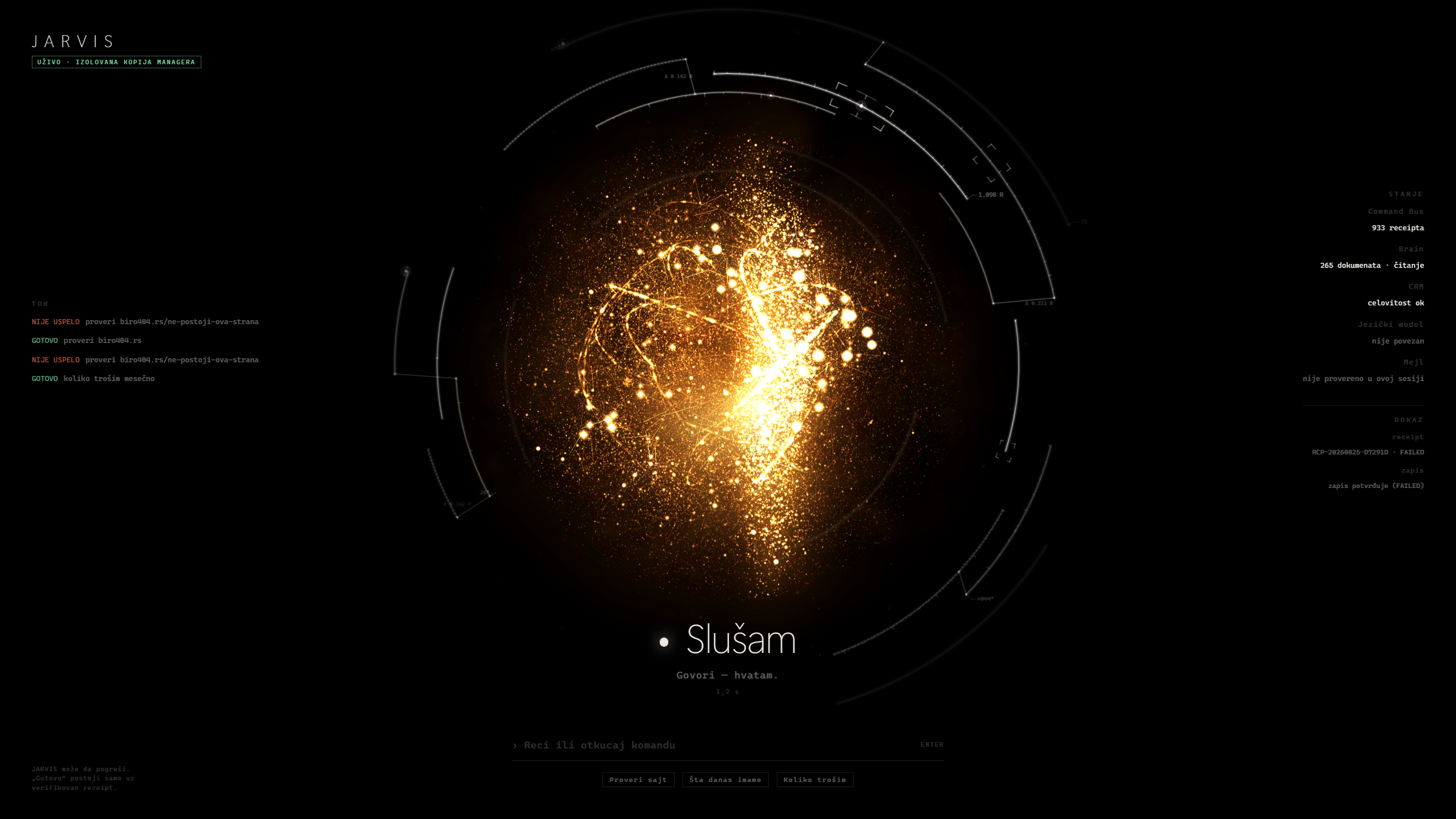 Slušam